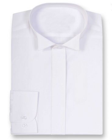 Wing Collar Single Cuff Shirt