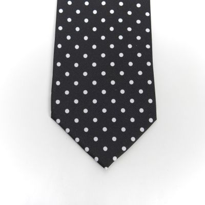 Black & White Spot Tie