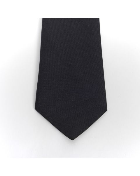 Black Plain Matt Tie